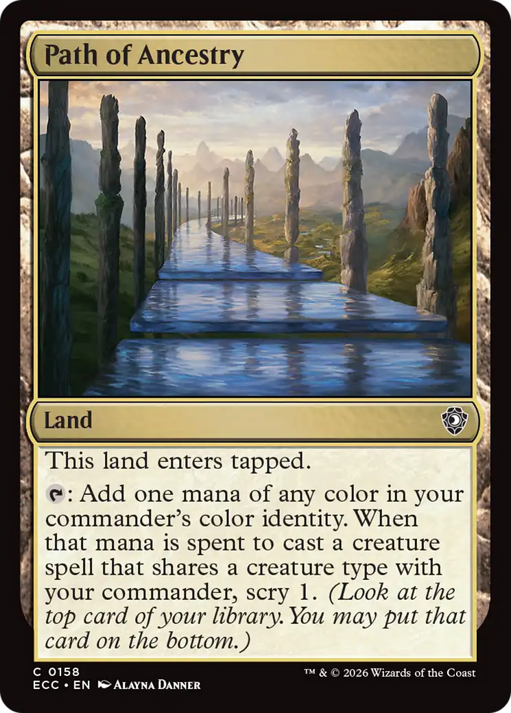 Path of Ancestry [Lorwyn Eclipsed Commander] | Chromatic Games