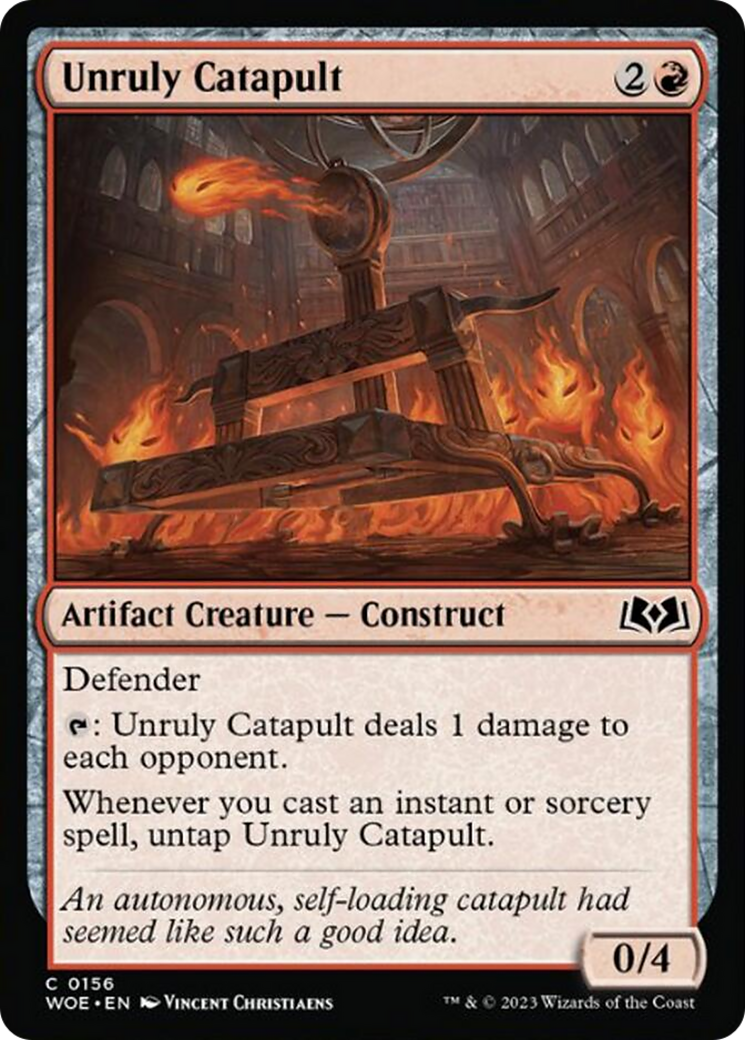 Unruly Catapult [Wilds of Eldraine] | Chromatic Games