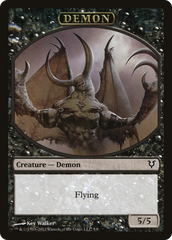 Angel // Demon Double-Sided Token [Avacyn Restored Tokens] | Chromatic Games