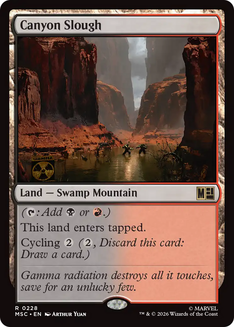 Canyon Slough [Marvel Super Heroes Commander] | Chromatic Games