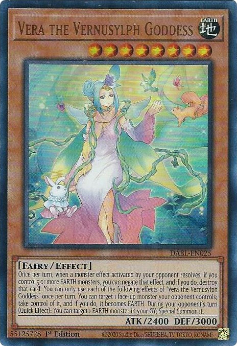 Vera the Vernusylph Goddess [DABL-EN025] Ultra Rare | Chromatic Games