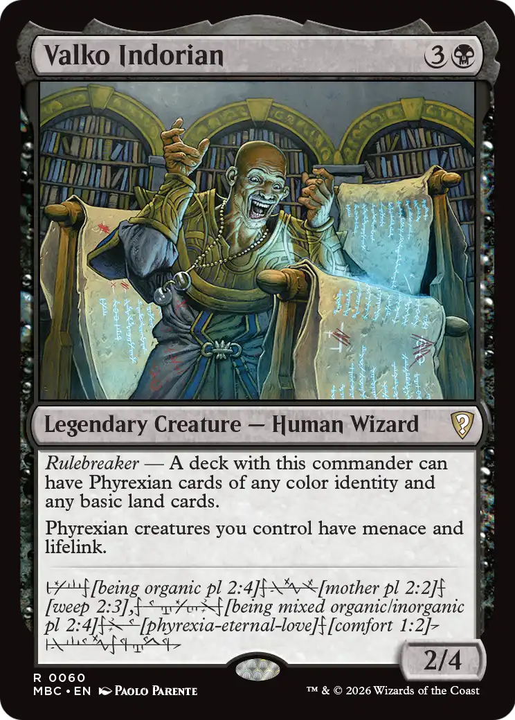 Valko Indorian [Mystery Booster: Commander Edition] | Chromatic Games