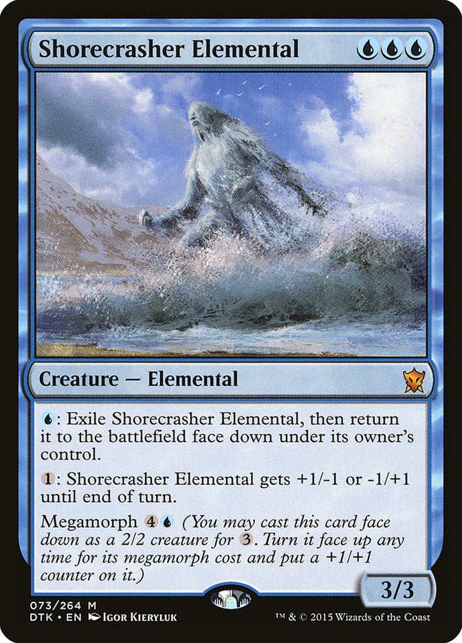 Shorecrasher Elemental 73 (Dragons of Tarkir)  | Chromatic Games