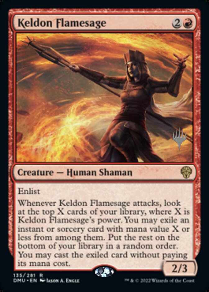 Keldon Flamesage (Promo Pack) [Dominaria United Promos] | Chromatic Games