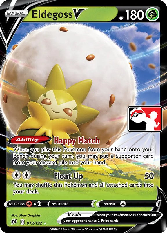 Eldegoss V (019/192) [Prize Pack Series One] | Chromatic Games