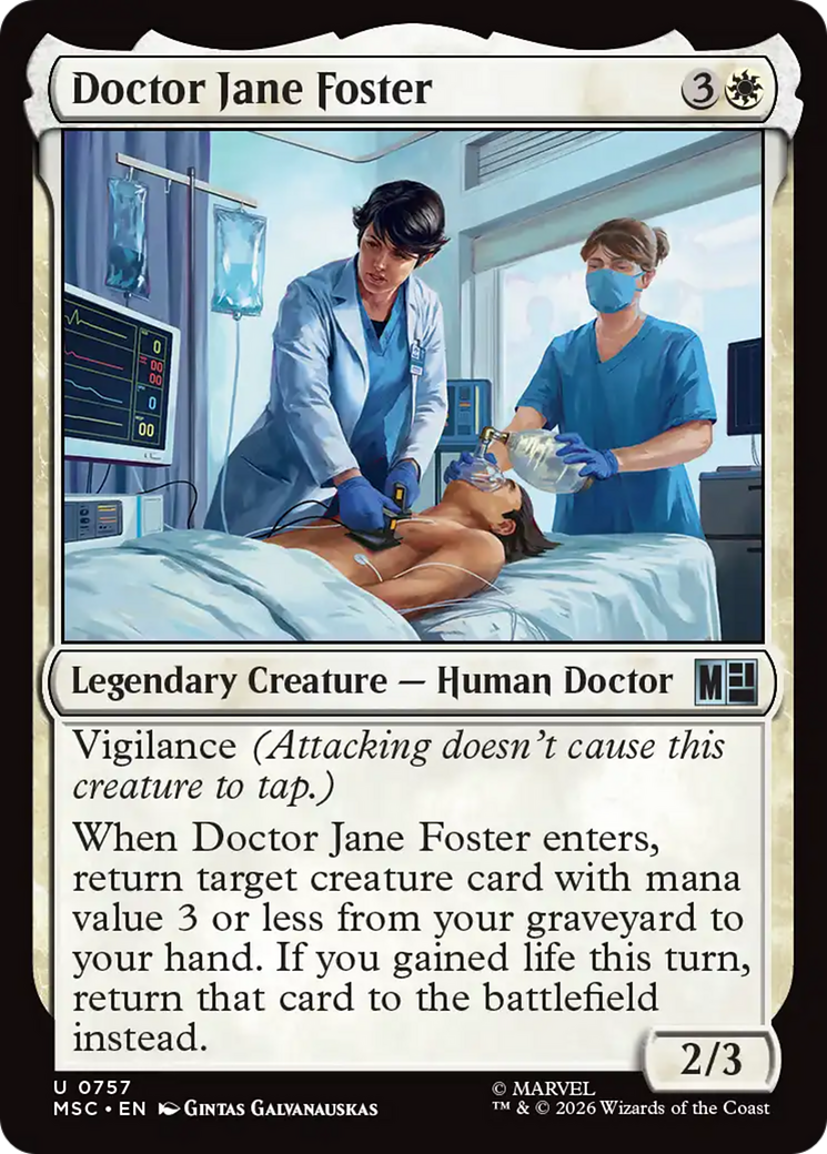 Doctor Jane Foster [Marvel Super Heroes Commander] | Chromatic Games