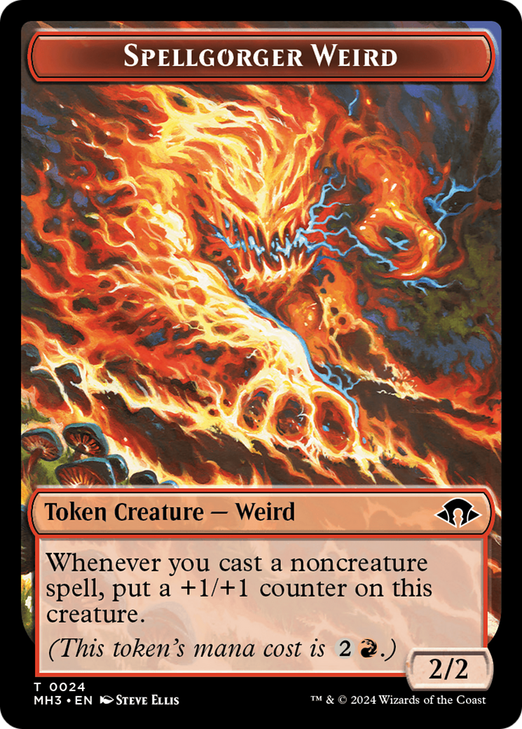 Eldrazi Spawn // Spellgorger Weird Double-Sided Token [Modern Horizons 3 Tokens] | Chromatic Games