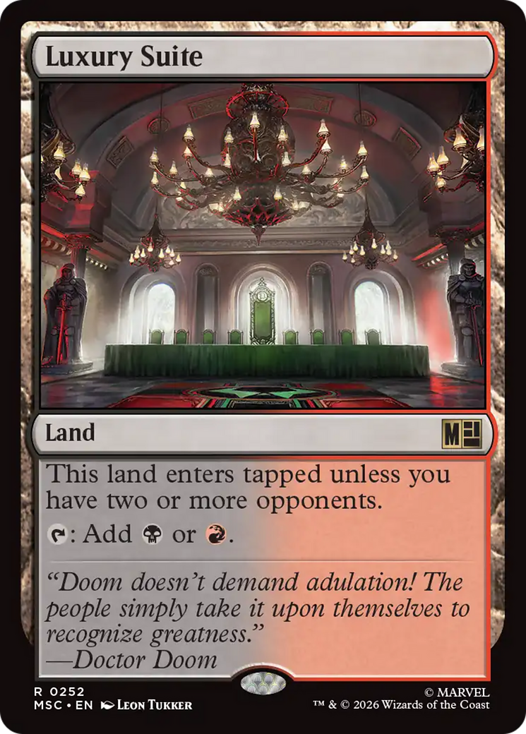 Luxury Suite (Surge Foil) [Marvel Super Heroes Commander] | Chromatic Games