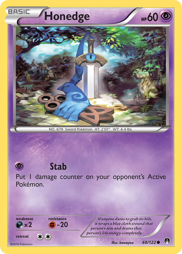 Honedge (60/122) [XY: BREAKpoint] | Chromatic Games