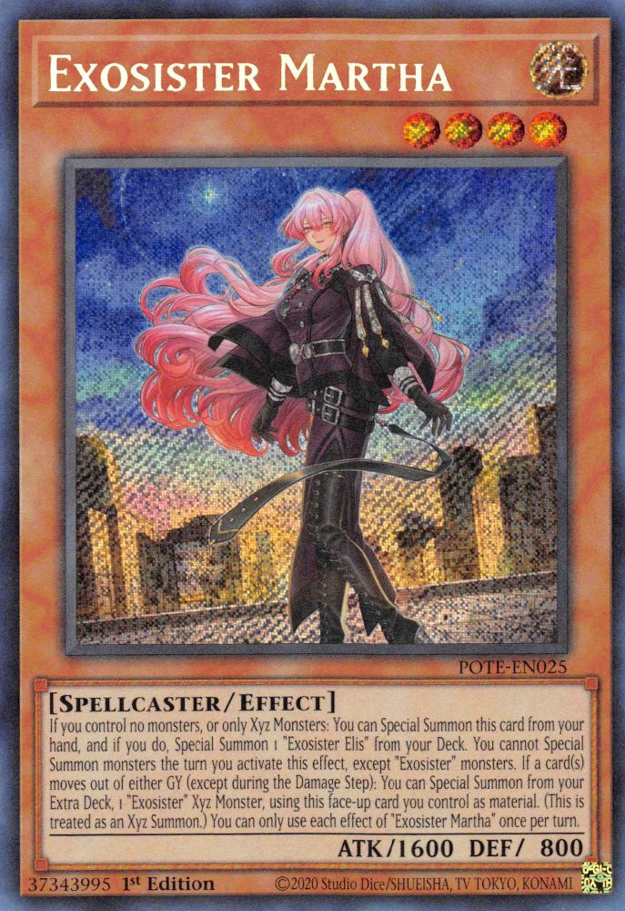 Exosister Martha [POTE-EN025] Secret Rare | Chromatic Games