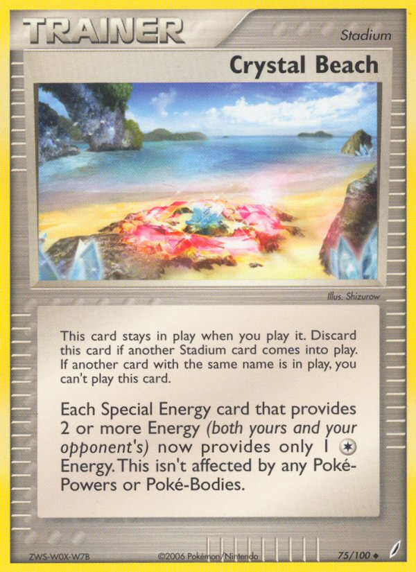 Crystal Beach (75/100) [EX: Crystal Guardians] | Chromatic Games