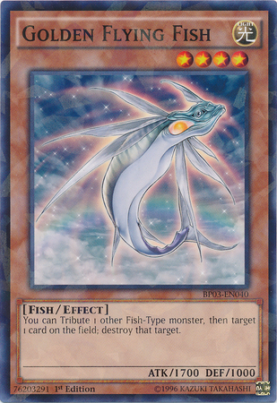 Golden Flying Fish [BP03-EN040] Shatterfoil Rare | Chromatic Games