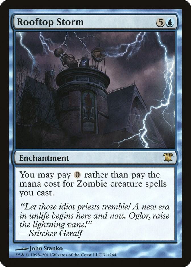 Rooftop Storm 71 (Innistrad)  | Chromatic Games