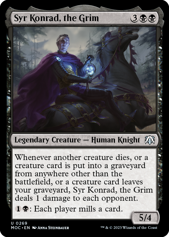 Syr Konrad, the Grim [March of the Machine Commander] | Chromatic Games