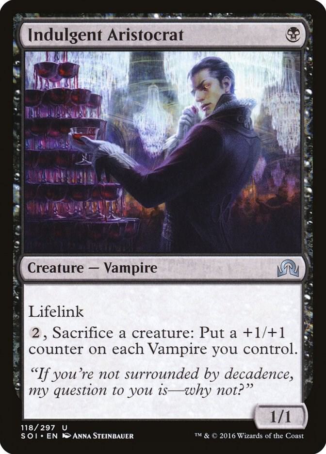 Indulgent Aristocrat 118/297 (Shadows over Innistrad)  | Chromatic Games