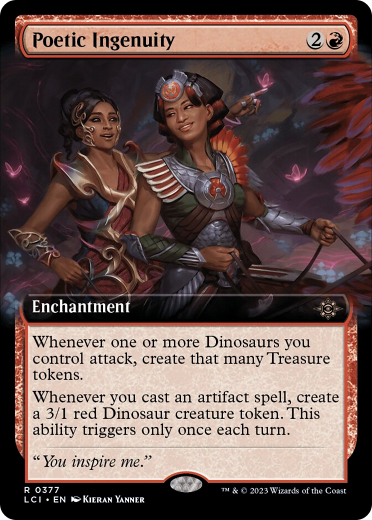 Poetic Ingenuity (Extended Art) [The Lost Caverns of Ixalan] | Chromatic Games