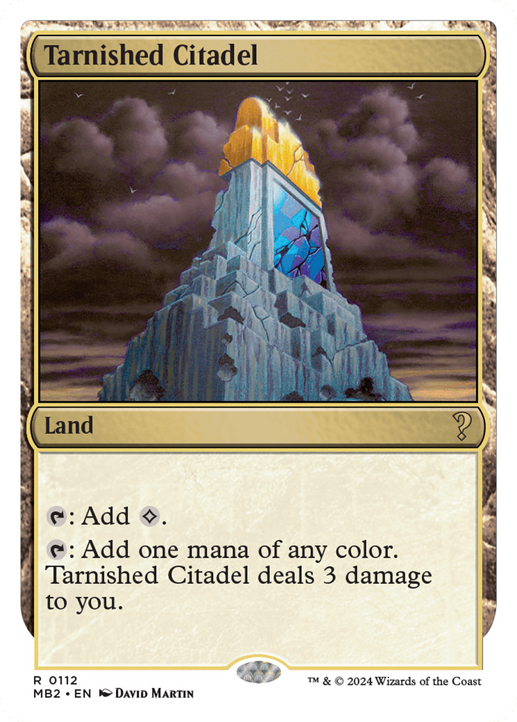 Tarnished Citadel (White Border) [Mystery Booster 2] | Chromatic Games