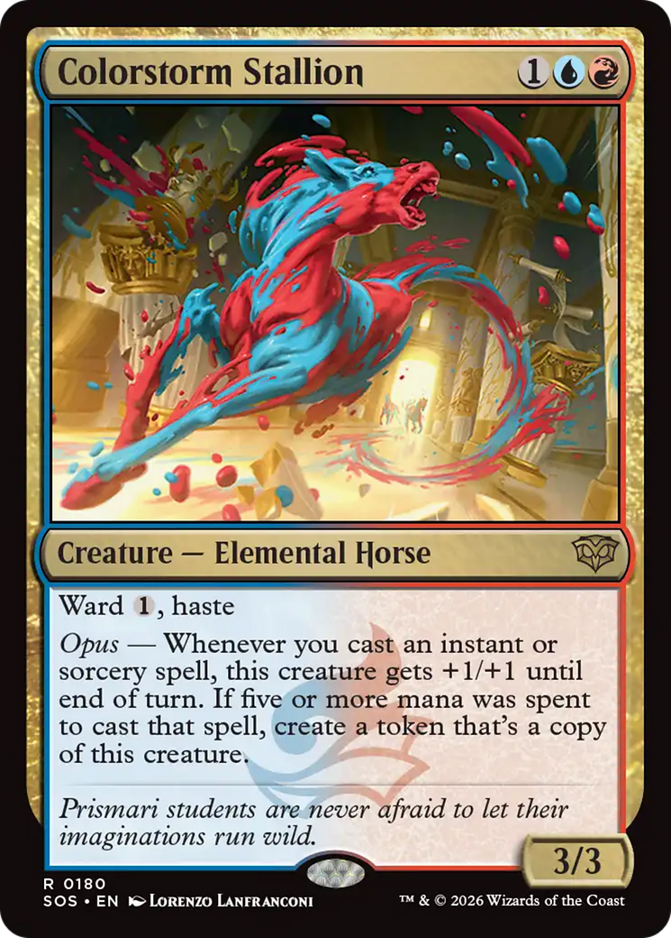 Colorstorm Stallion [Secrets of Strixhaven] | Chromatic Games