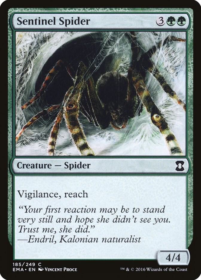 Sentinel Spider 185/249 (Eternal Masters)  | Chromatic Games