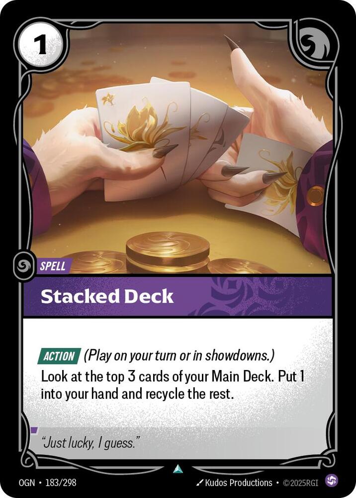 Stacked Deck 183/298 (Origins)  | Chromatic Games