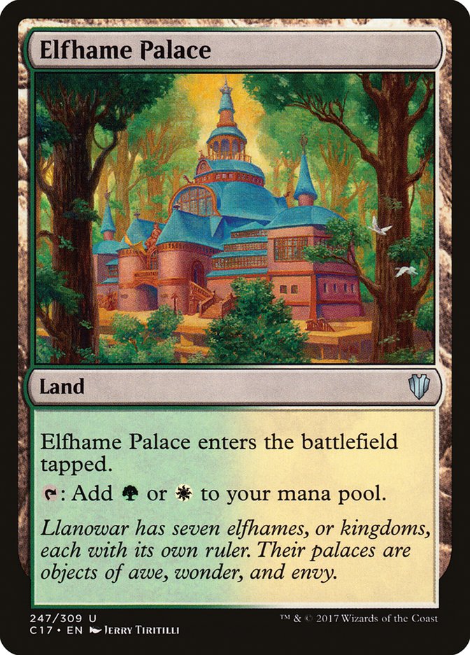 Elfhame Palace 247/309 (Commander 2017)  | Chromatic Games