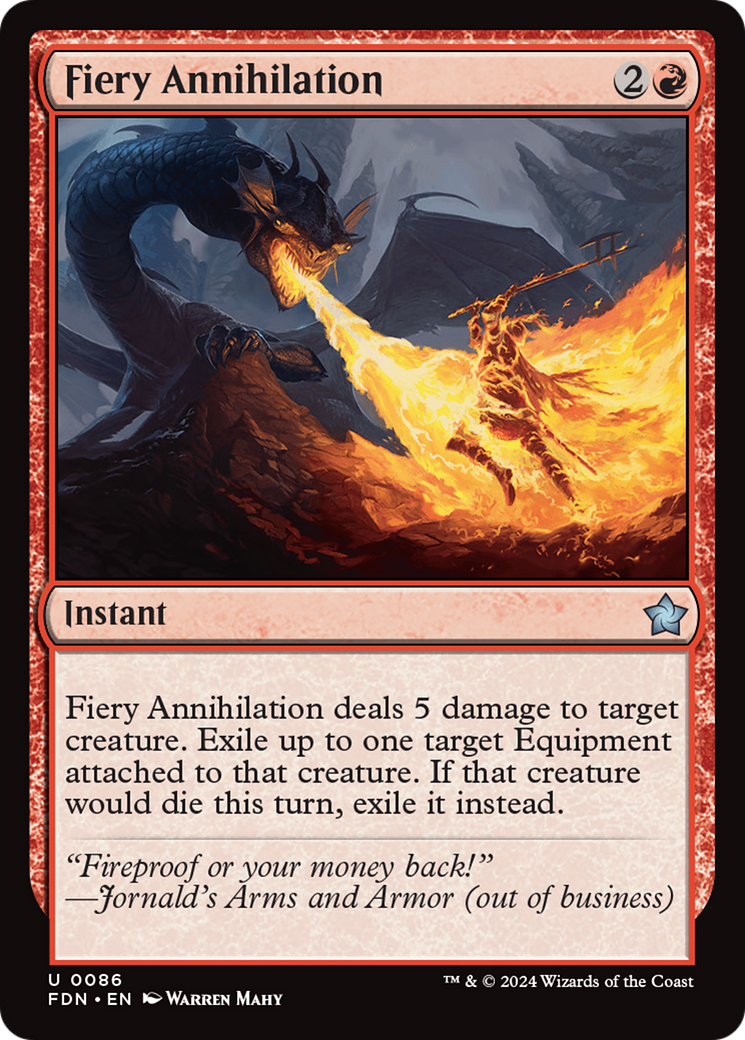 Fiery Annihilation [Foundations] | Chromatic Games