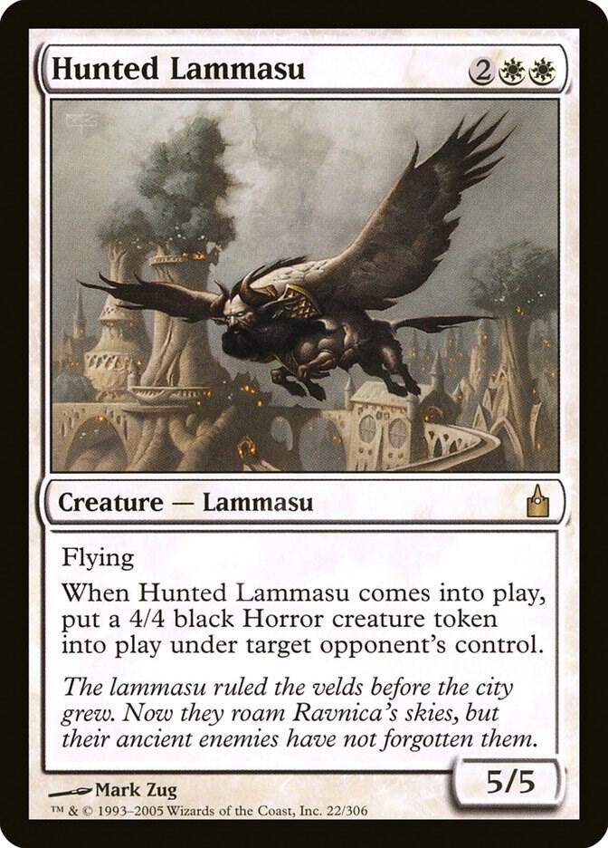 Hunted Lammasu 22/306 (Ravnica: City of Guilds)  | Chromatic Games