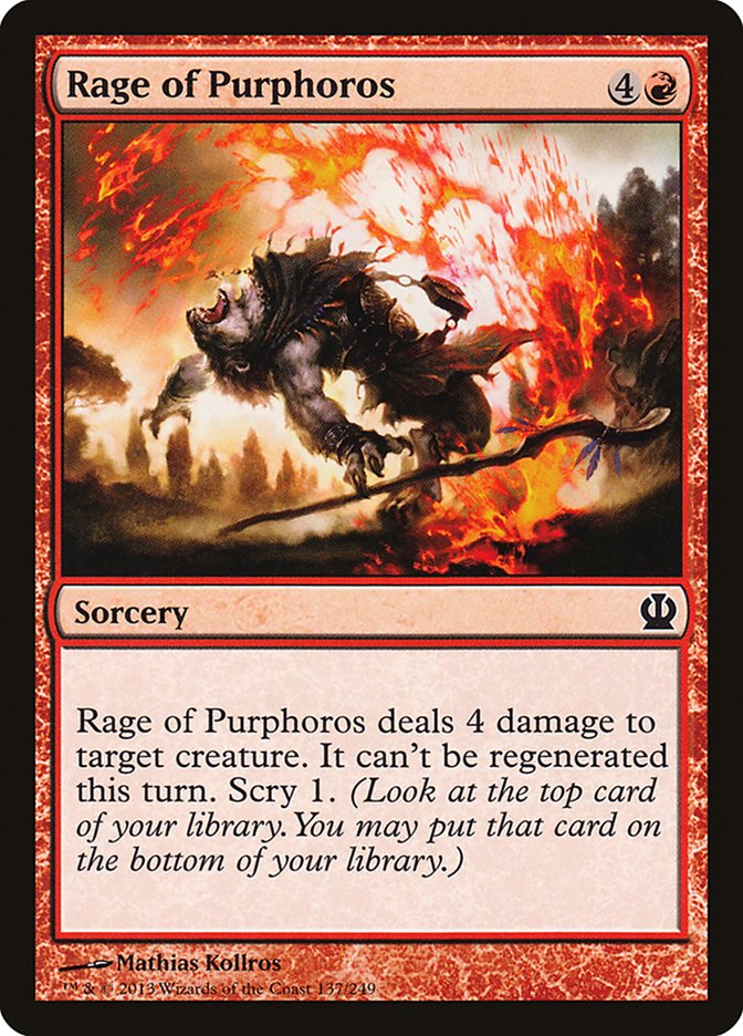 Rage of Purphoros 137/249 (Theros)  | Chromatic Games