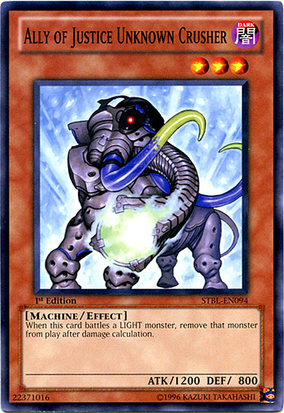 Ally of Justice Unknown Crusher [STBL-EN094] Common | Chromatic Games