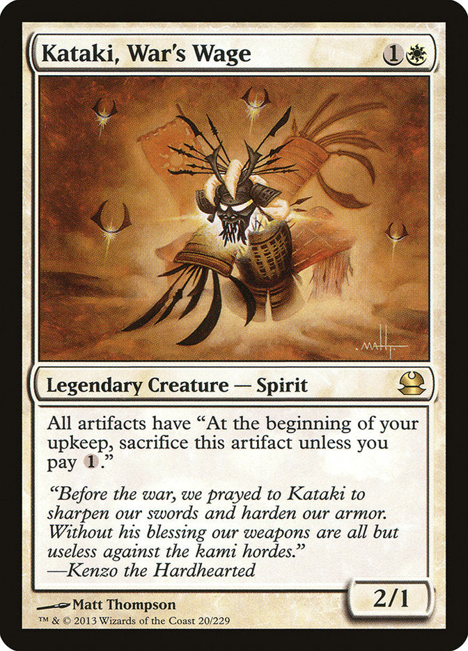 Kataki, War's Wage 20/229 (Modern Masters)  | Chromatic Games