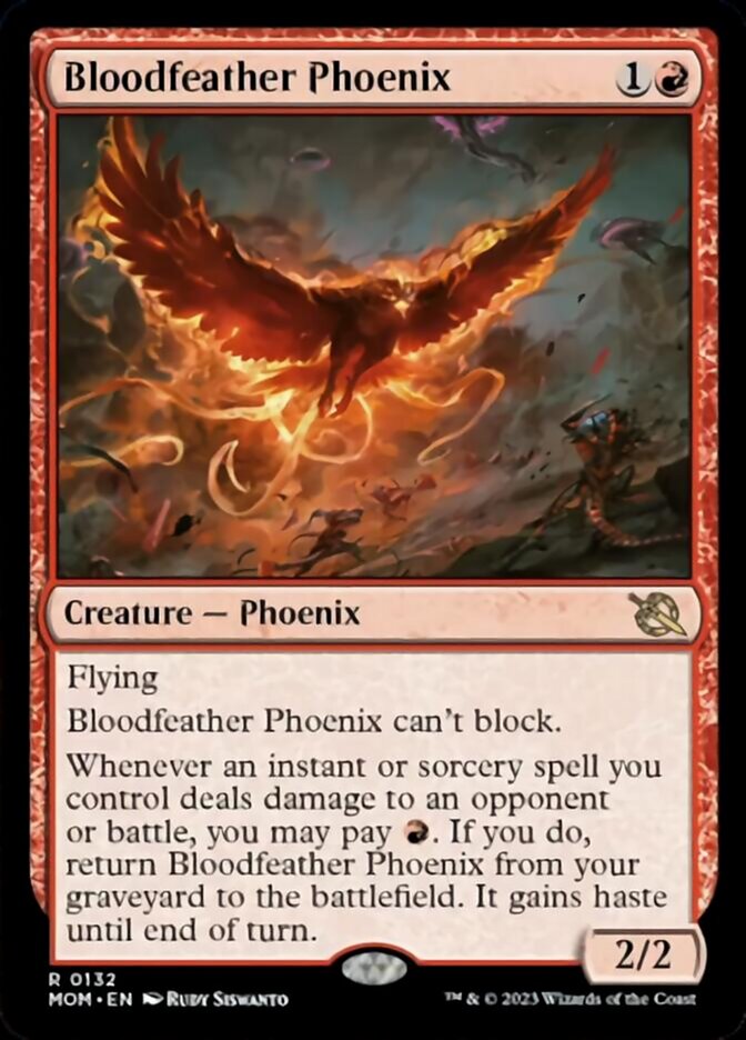 Bloodfeather Phoenix [March of the Machine] | Chromatic Games