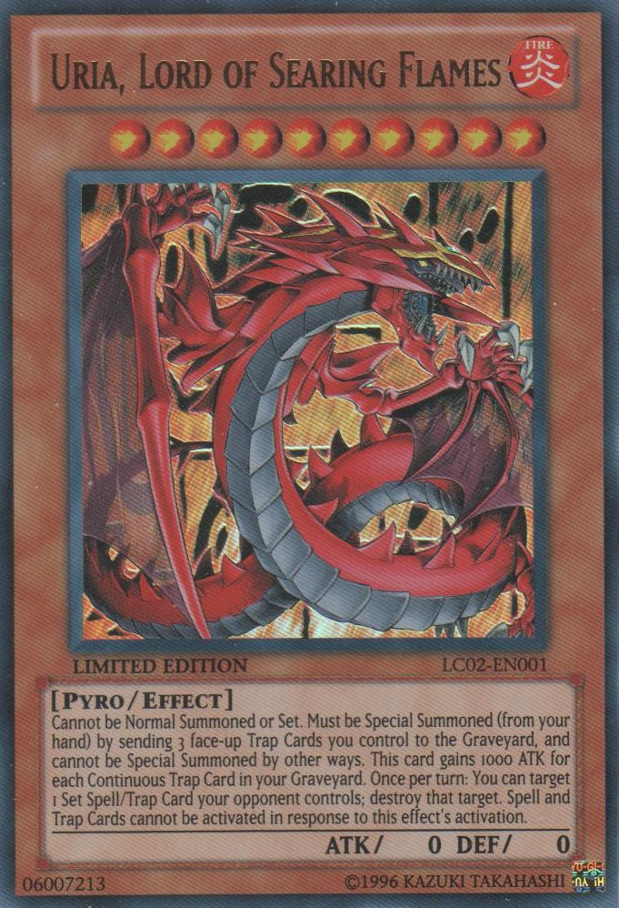Uria, Lord of Searing Flames [LC02-EN001] Ultra Rare | Chromatic Games