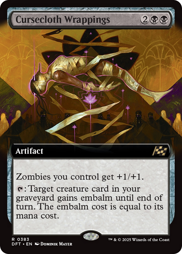 Cursecloth Wrappings (Extended Art) [Aetherdrift] | Chromatic Games