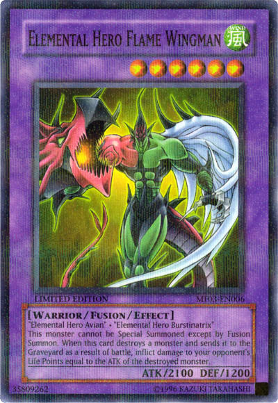 Elemental Hero Flame Wingman [MF03-EN006] Parallel Rare | Chromatic Games
