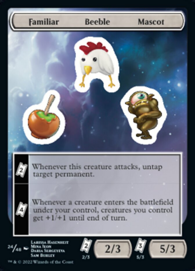 Familiar Beeble Mascot [Unfinity Stickers] | Chromatic Games