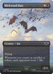 Mirkwood Bats (Borderless Alternate Art) [The Lord of the Rings: Tales of Middle-Earth] | Chromatic Games