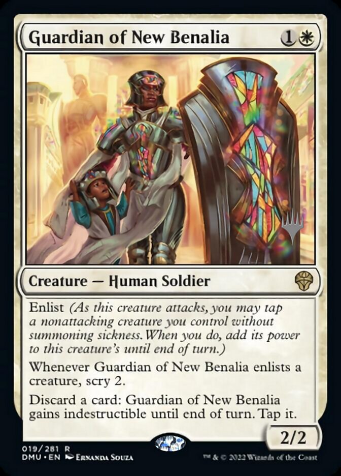 Guardian of New Benalia (Promo Pack) [Dominaria United Promos] | Chromatic Games