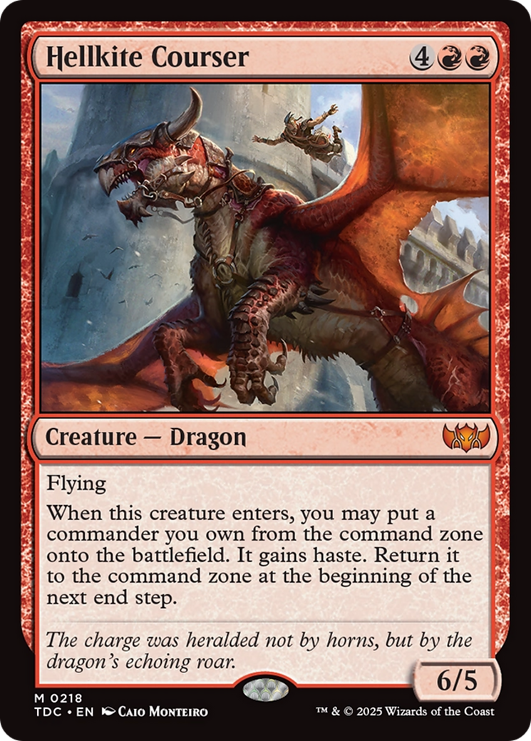 Hellkite Courser [Tarkir: Dragonstorm Commander] | Chromatic Games