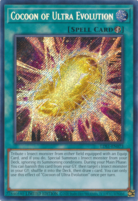 Cocoon of Ultra Evolution [LDS1-EN073] Secret Rare | Chromatic Games