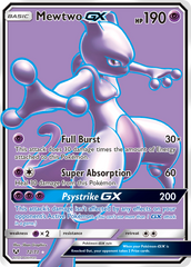 Mewtwo GX (72/73) [Sun & Moon: Shining Legends] | Chromatic Games