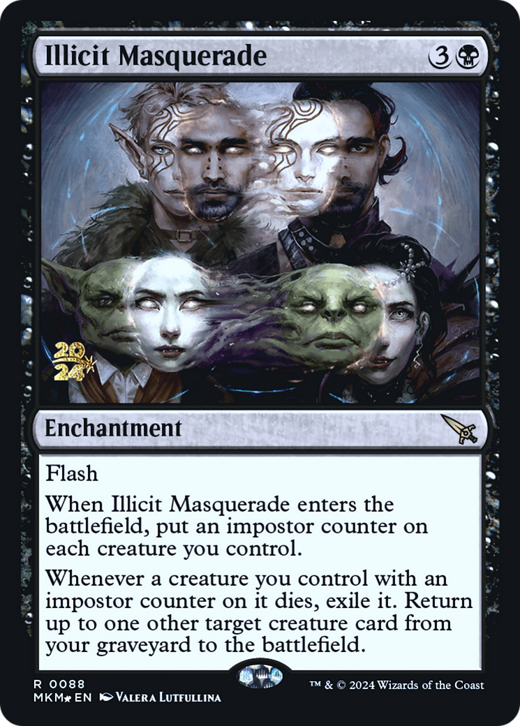 Illicit Masquerade [Murders at Karlov Manor Prerelease Promos] | Chromatic Games