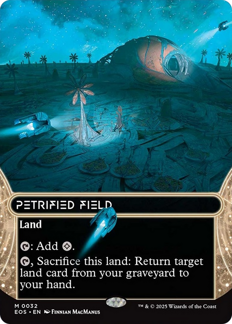 Petrified Field (0032) (Borderless) [Edge of Eternities: Stellar Sights] | Chromatic Games