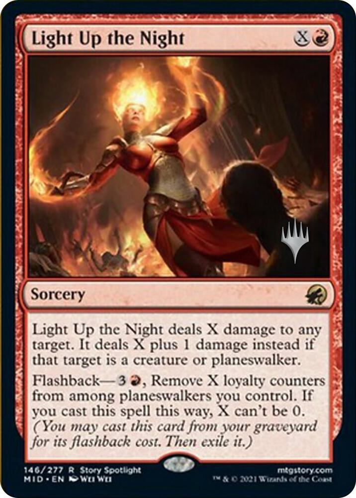 Light Up the Night 146 (Promo Pack: Innistrad: Midnight Hunt)  | Chromatic Games