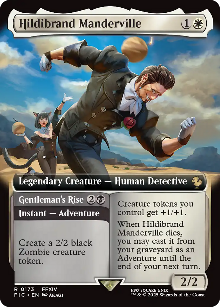 Hildibrand Manderville // Gentleman's Rise (Extended Art) [FINAL FANTASY Commander] | Chromatic Games