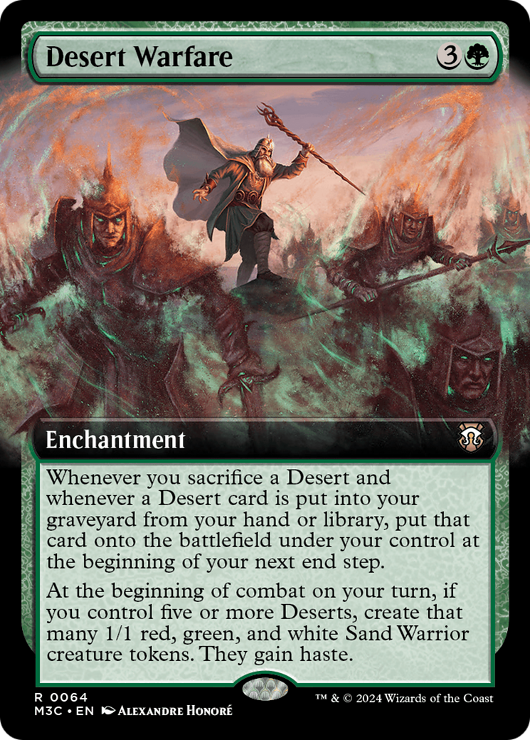 Desert Warfare (Extended Art) [Modern Horizons 3 Commander] | Chromatic Games