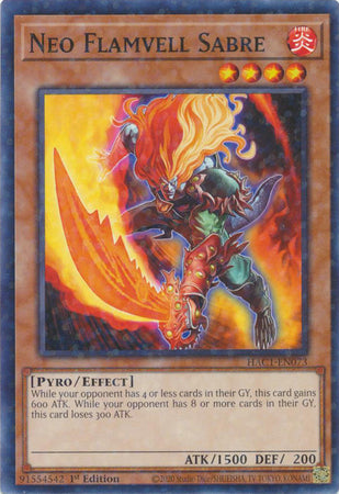 Neo Flamvell Sabre (Duel Terminal) [HAC1-EN073] Parallel Rare | Chromatic Games