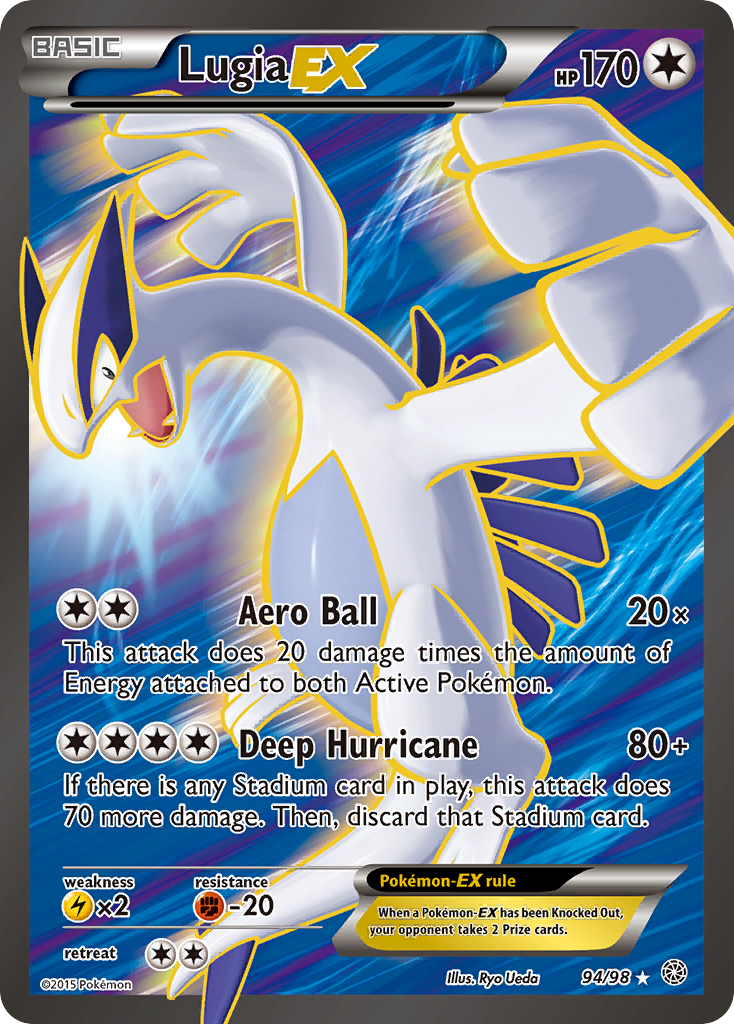 Lugia EX (94/98) [XY: Ancient Origins] | Chromatic Games