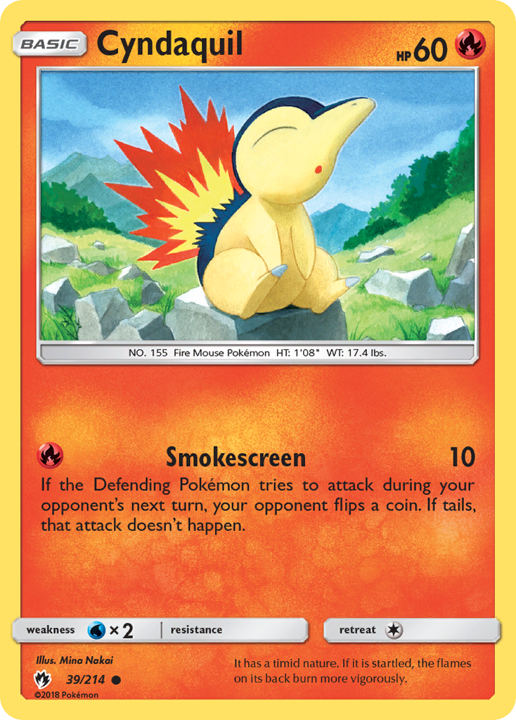 Cyndaquil (39/214) [Sun & Moon: Lost Thunder] | Chromatic Games