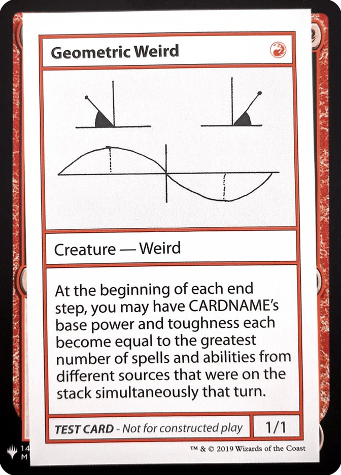 Geometric Weird [Mystery Booster Playtest Cards] | Chromatic Games