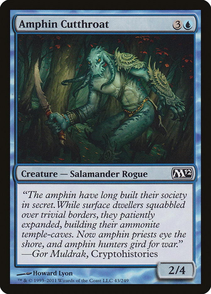 Amphin Cutthroat 43/249 (Magic 2012 (M12))  | Chromatic Games